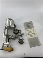 Vintage meat grinder, still with box