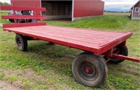 14 ft hay wagon - good condition - red