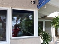 Pair of PGT Hurricane Impact fixed windows