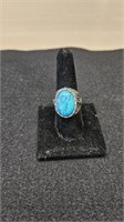 Faux turquoise ring