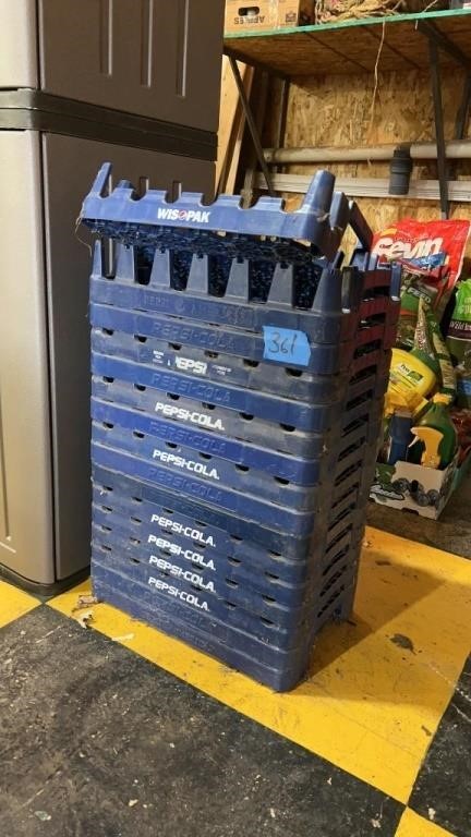 Pepsi-Cola plastic crates