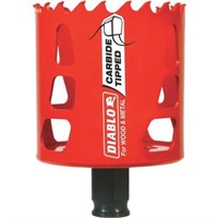 DIABLO 2-1/2 in. Carbide Hole Saw with 2-3/8 in.