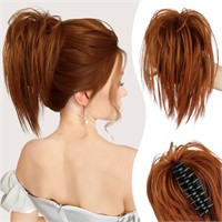 HMD Messy Bun Claw Clip Hair Extension