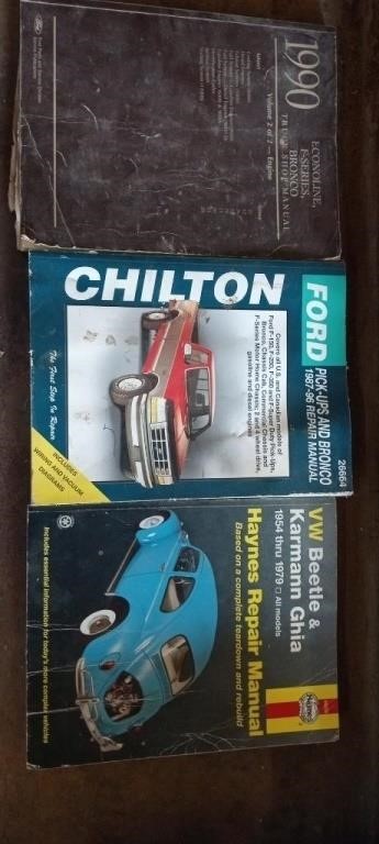 Chilton's and Haynes repair manuals