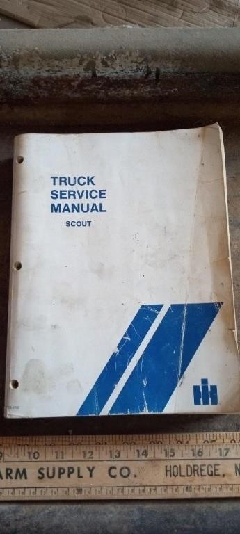 Scout truck service manual
