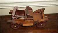 wooden Antique Style Car Planter