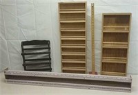 Lot Of Display Racks For Collectibles