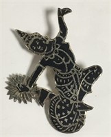 Sterling Silver Figural Pin