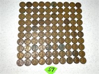 (100) Wheat Cents 1940\'s