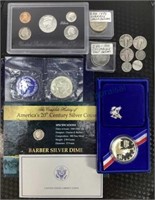 (16) Assorted U.s. & Silver Coins