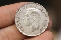 Canadian Silver Half Dollar