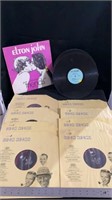 Vintage records Elton John, Bing Sings and other