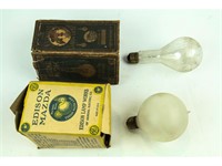 2-Piece Lot of Edison Mazda Bulbs in Orig. Boxes