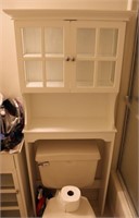 Over the Toliet White Storage Cabinet