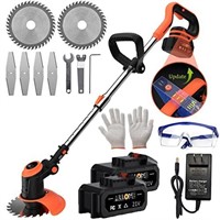 ALLONE Cordless Weed Wacker Battery Powered with P