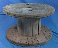 large wooden spool 22R x 13"H