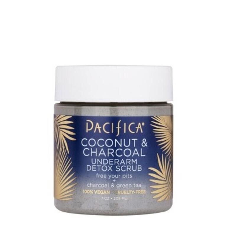 Pacifica Coconut & Charcoal Detox Scrub - 7oz