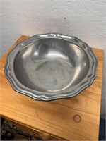 Vintage 10.5" RWP Queen Anne Satin Bowl