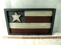 USA Patriotic Wood Folk Art Display