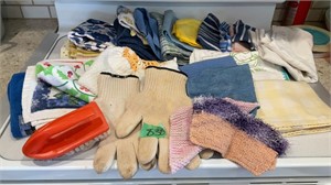 Kitchen towels, gloves, and more