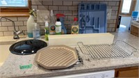 Microwave tray, cooling racks, silverware tray,