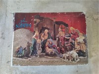 9 PC Christmas Nativity Scene