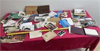 Vintage postcards and photos , war ration books