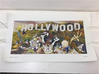 Looney Tunes LE 4122/500’ Lithograph. Rolled