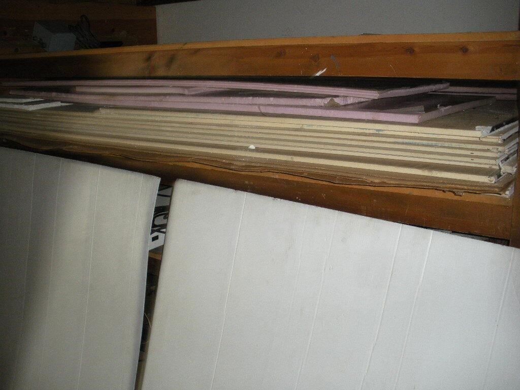 8 Sheets of 1/2 Drywall - contents of shelf