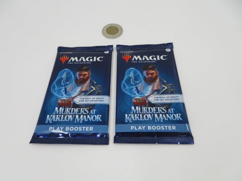 2 booster pack Magic The Gathering Murders at