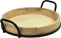 Wooden Tray with Handles  Multi-use