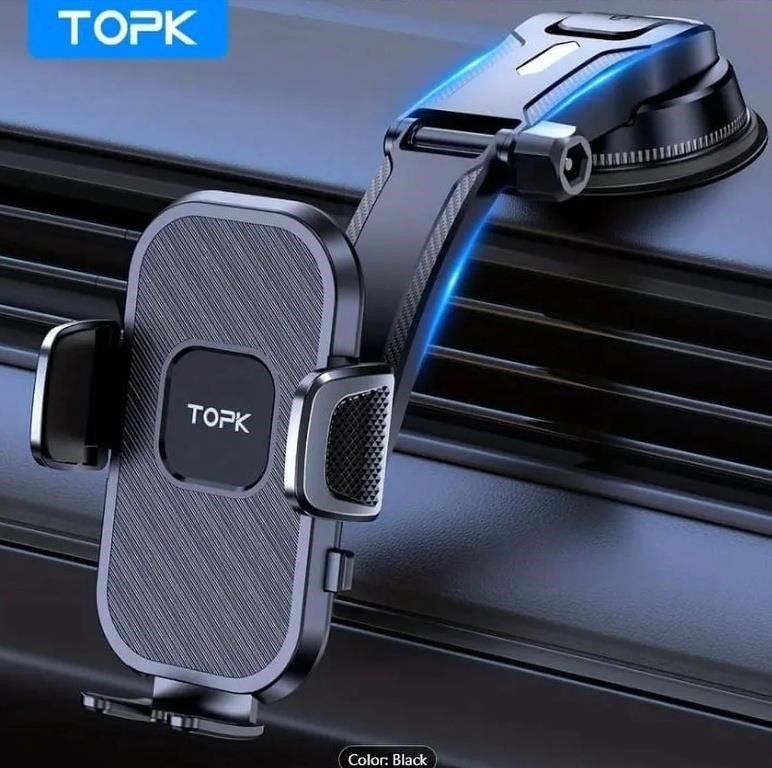 TOPK D38 Car Phone Holder - Black