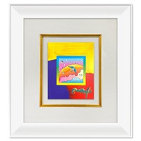 Peter Max, "Angel with Clouds" Framed One-of-a-Kin