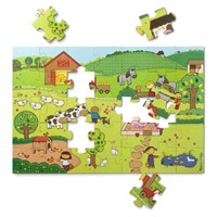 Melissa and Doug Natural Play Giant Floor Puzzle: