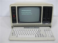 Vtg Tandy TRS-80 Computer Powered On