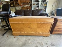 Sweetheart Wooden Chest 45"L x 18-1/2"W