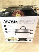 New Aroma rice cooker food steamer