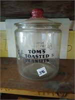 Tom's Toasted Peanuts Jar