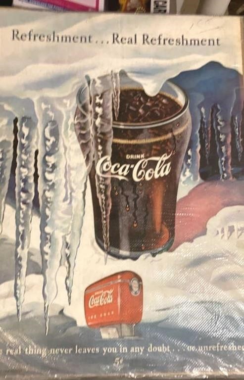 1949 Coca Cola Advertisement - Ice Cold Coke