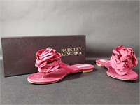 Badgley Mischka Pink Rose Sandals Size 7.5