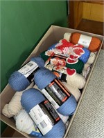 Big box of yarn and more