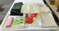 Plastic tarps w/ drop cloth & insulation kit