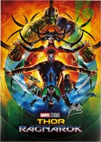 Signed Thor Ragnarok Mini Poster