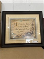 Framed Emily Dickinson Quote