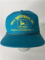 Vtg John Deere Bell Equipment Inc Adjustable Hat