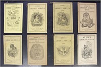 12 Ayer's American Almanacs from 1877 to 1909 in m