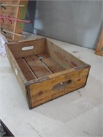Wooden coke crate 18in x 12 in x 5 in A.w.p.