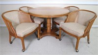 Oak Veneer Dinette Set