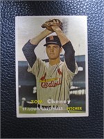 1957 TOPPS #359 TOM CHENEY CARDINALS