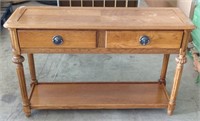 Country 2 Drawer Sofa Table (16"×48"×30")